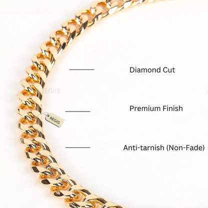 Pawdles gold collar chain for dogs | Dog training collar